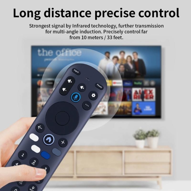 4K TV Voice Remote Control for XUMO JSK17601RA0 Replacement Long Distance Precise Control Wireless Remote Portable
