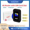 4G Portable LTE MIFI Router with Color Screen & SIM Card Slot