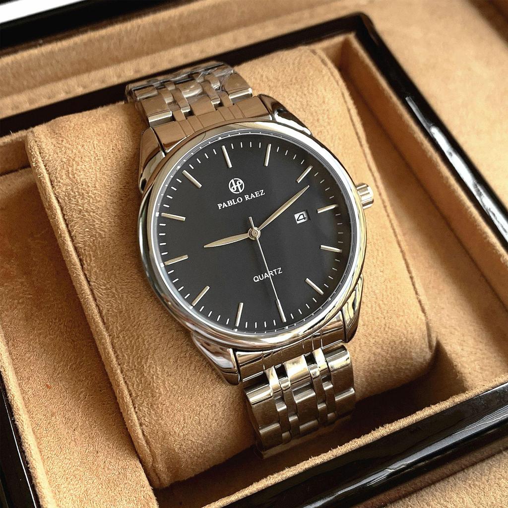 High-Quality Men's Steel Band Waterproof Quartz Watch – Simple, Durable Design