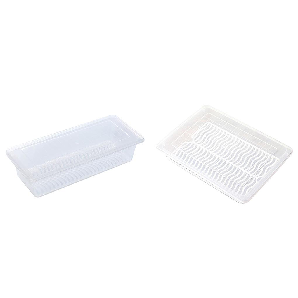 Kitchen Food Fruit Storage Containers Refrigerator Case Plastic Box
