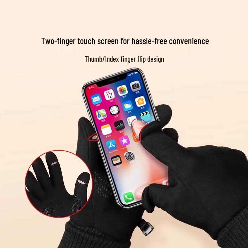 Warrior Unisex Winter Cycling Touchscreen Gloves