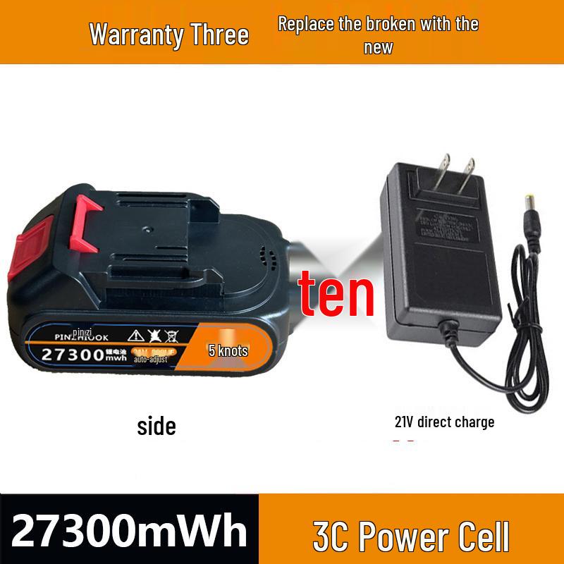 21V Lithium Battery for Electric Drill Tools - Universal High-Capacity 36VF/48V Pistol & Hand Drill Driver