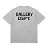 Tricou cu Grafică de Litere Gallery Dept Spălat Vintage Uzat Designer High Street Unisex Supradimensionat Gât Rotund Bumbac Mânecă Scurtă Topuri