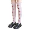 Baby Girls Long Tube Socks Spring Autumn Summer Thin Kids Strawberry Printed Socks Over Knee Length Stockings