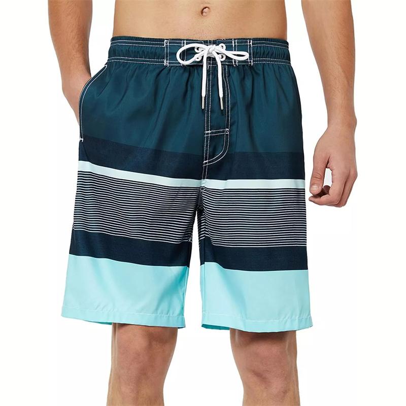 Summer New 3d Printed Flower Beach Shorts Men Tropical Plants Graphic Swimming Trunks Surf Board Shorts With Drawstring