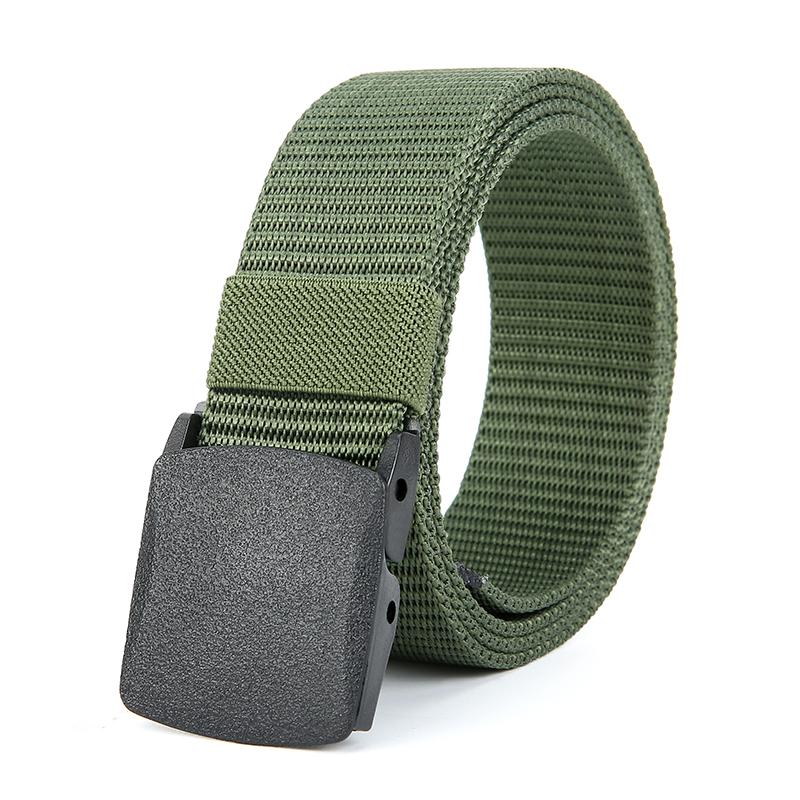 Military Automatic Buckle Nylon Belt Outdoor Hunting Multifunctional Tactical Canvas Belt High Quality Men Belt