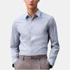 Calvin Klein Minimalist Comfortable Versatile Stretch Slim Fit Button Long Sleeve Shirt Men Shirts Gray Blue 40BM127-4KX