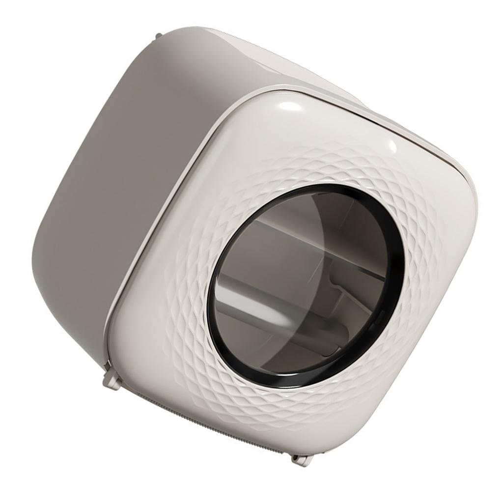 Toilet Paper Bathroom Set Box Punch Free Waterproof for Tissue Wall Mounted Decoration Light Khaki