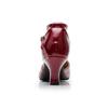 Fashion Women's Latin Dance Shoes Outdoor Rubber Sole 5.5cm Heel Salsa Soft Sole Dance Shoes
