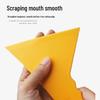 Car Film Application Tool Set - White Triangle Hard Plastic Scraper, Wear & High-Temperature Resistant, Water-Draining 