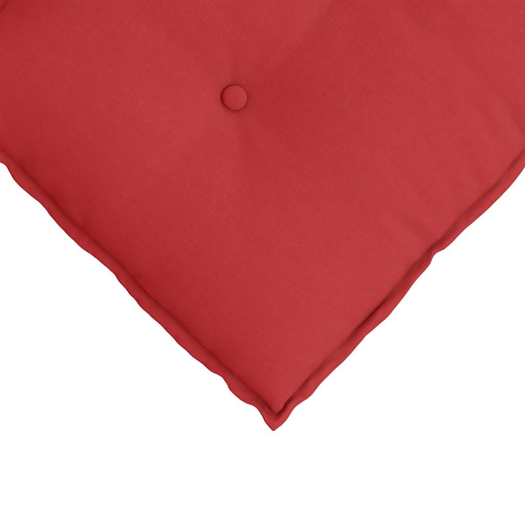 Back Cushion Red 160 X 19 X 50 Cm Fabric
