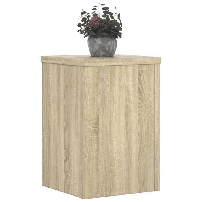 VidaXL Plant Stands 2 Pcs Sonoma Oak Engineered Wood, Flower Stand, Pot Stand, Plant Support 852908