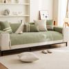 Living Room Solid Color Sofa Cover Thickened Non-Slip Cushion Cover Chenille Four Seasons Universal Sofa Cover Back Towel Decor
