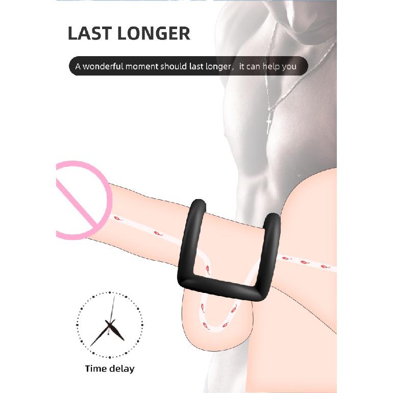 Reusable Multiple Sizes Silicone Penis Ring Sexy Erection Delay Ejaculation Extend Cock Adult Sex Toy For Men Lock Sperm