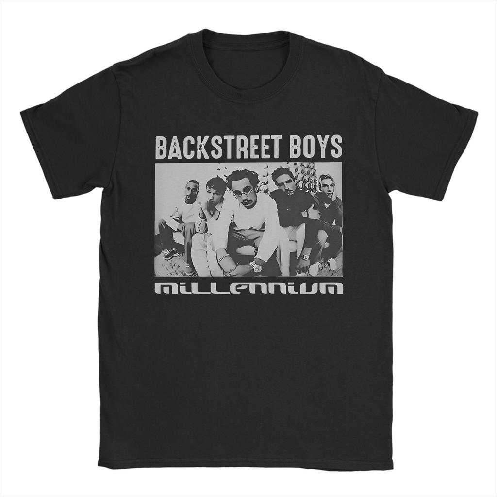 Backstreet Boys Back Millennium Tričko Pánske Dámske 100% Bavlna Úžasné Tričko Okrúhly Výstrih Tričká Krátky Rukáv Oblečenie Plus Veľkosť
