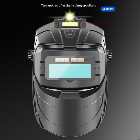Electric Welding Mask Solar Powered Auto Darkening Helmet Multifunctional Welding