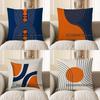 Heimdeko Modern Abstrakt Geometrisches Muster Kissenbezug Muster Kissenbezug Geeignet für Sofa Schlafzimmer Auto Kissenbezug