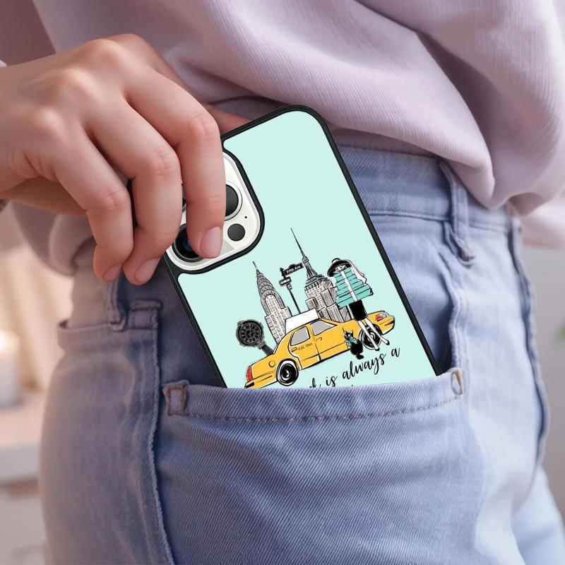 New York City Phone Case For iPhone 17 Air 15 16e 14 13 Pro Max Coque 12 11 Pro Max PLUS cover
