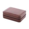 2/4/8 Grids Portable Faux Leather Zipper Travel Watch Storage Case Box Organizer