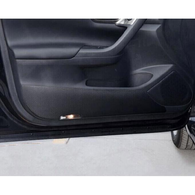 For Nissan Altima 2013~2018 Carbon Fiber Inner Door Anti~Kick Panel Cover Trim