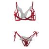 Fun Lingerie Sexy Women's Feather Bow Uniform Charm Christmas Set