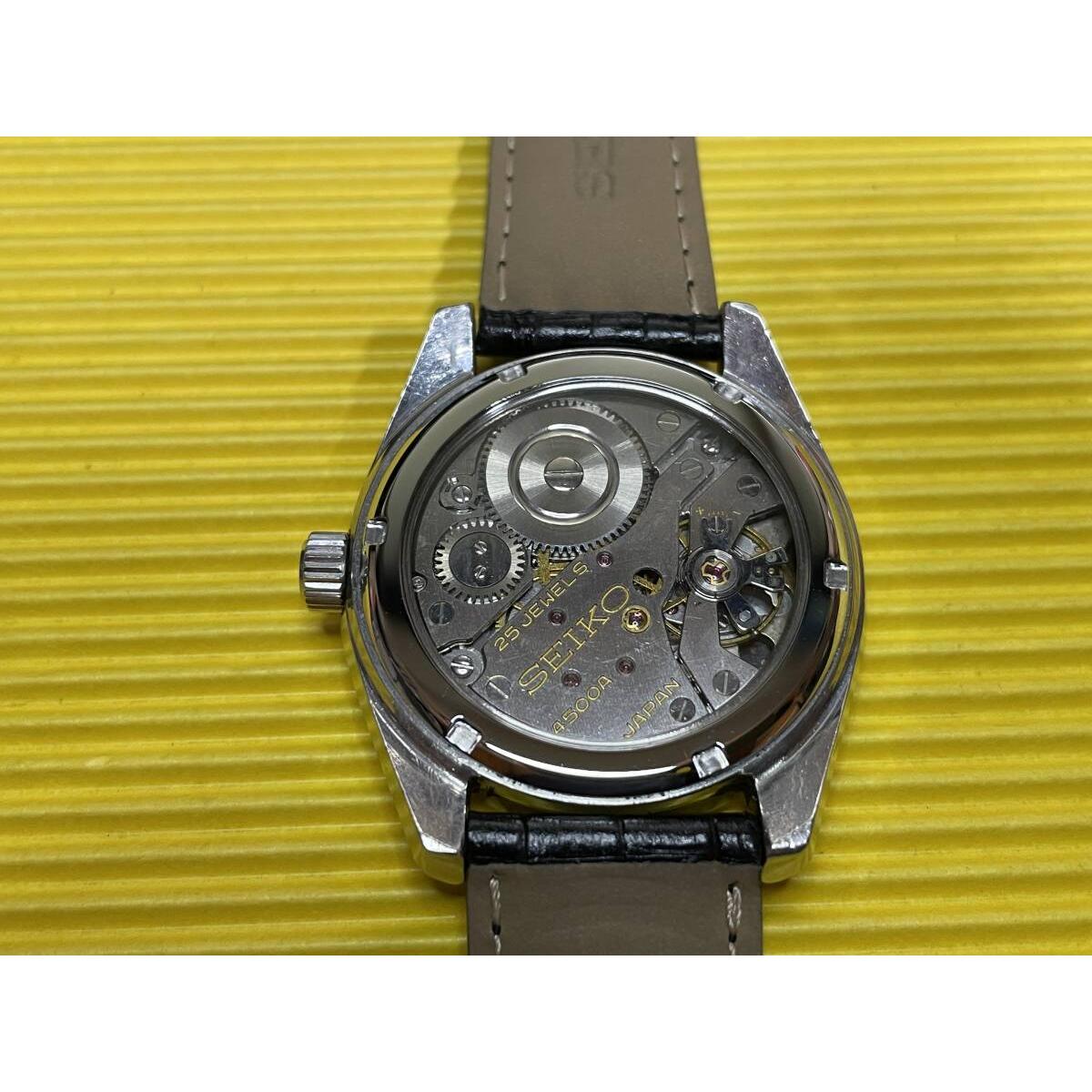 Used See-through back square groove sapphire crystal for Grand Seiko 45GS 45KS Seiko SEIKO King Seiko
