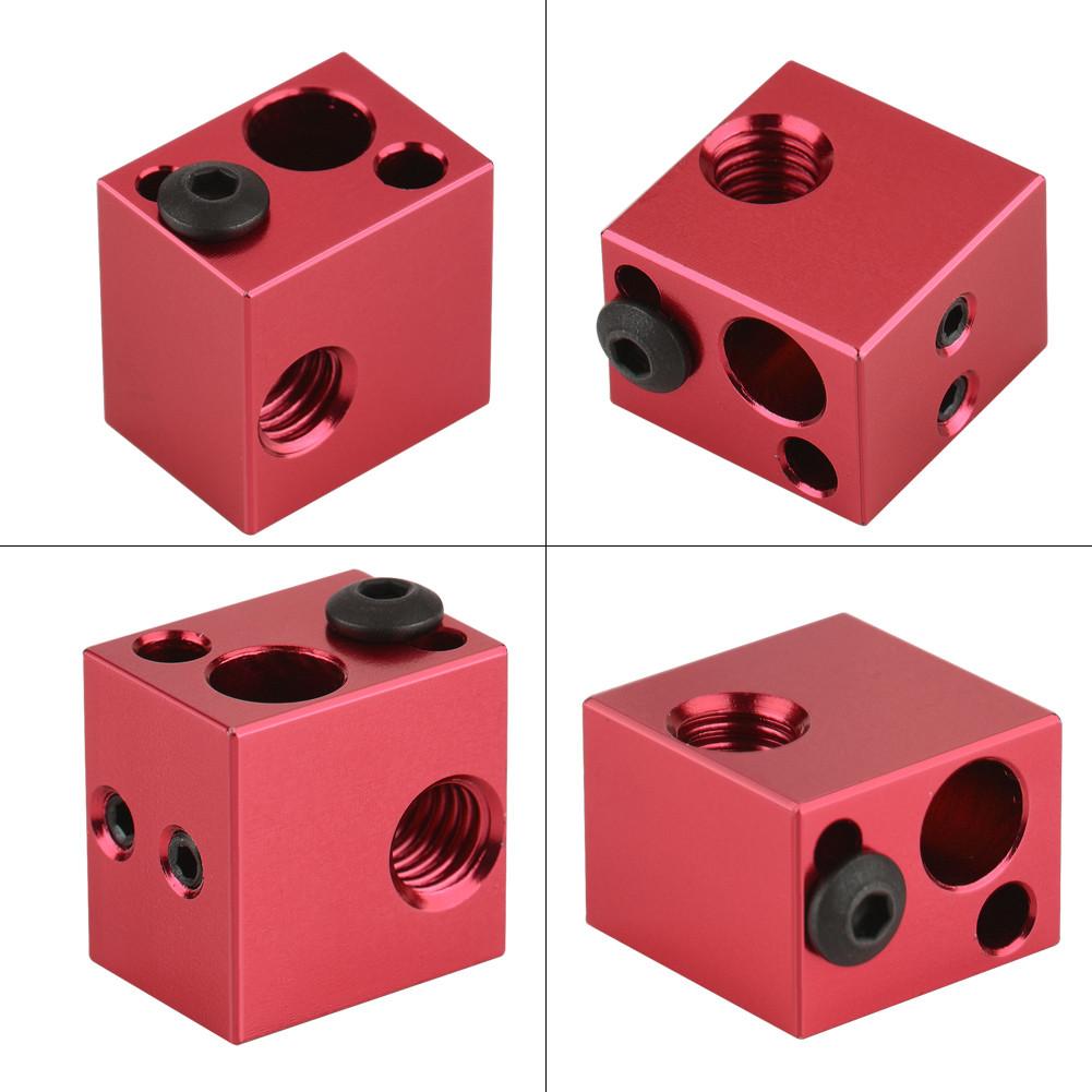 3D Printer Accessories Aluminium Heating Block Heater Hot End for   (Blue)
