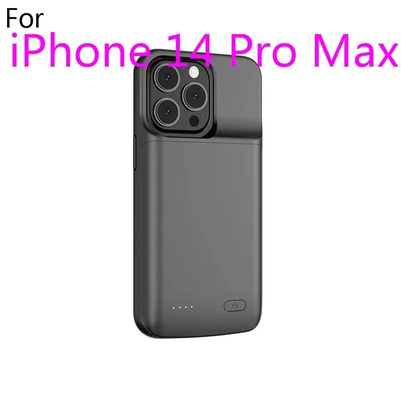 Per iPhone 11 12 13 14 Pro Max XS Max XR 6 7 8 Plus SE 5S 13 Mini Custodia Caricabatterie Portatile Power Bank Copertura di Ricarica Capa