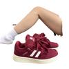 2024 New Niche Retro Burgundy Skateboard Shoes Ins Super Fire Versatile College Style Street Shot Bread Shoes Men's and Women's Shoes