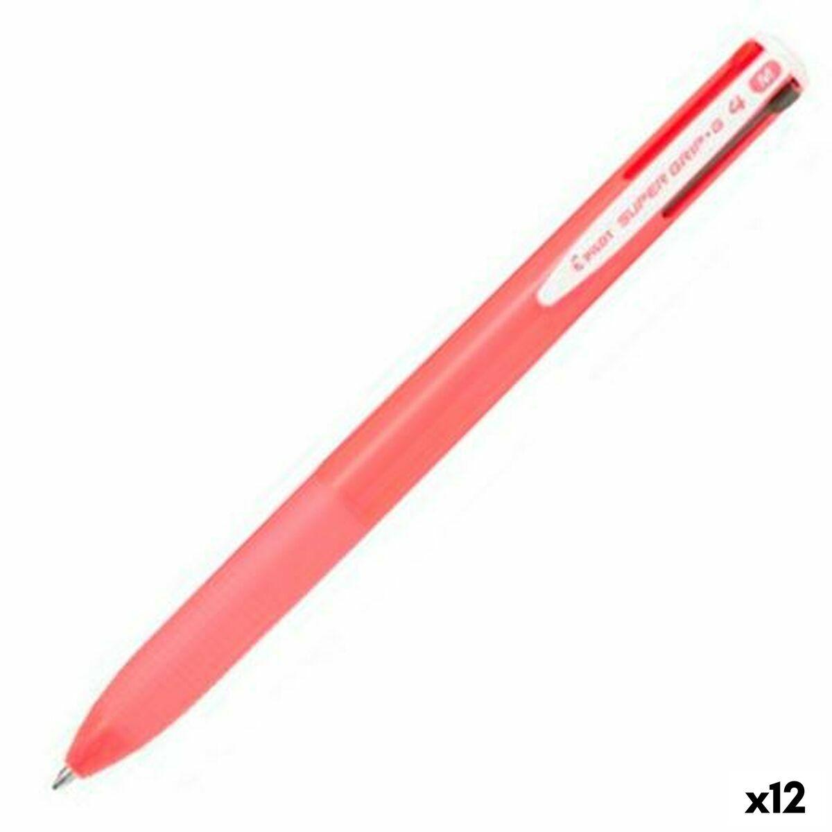 

Карандаш Pilot Supergrip G4, шарик светло-розовый, 0,4 мм, 12 шт. TU прозрачный