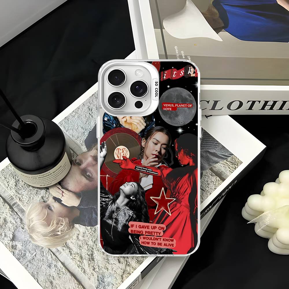 Singer M-Mitski Phone Case Color Silver Shell For IPhone 17 16 15 14 13 12 11 Pro Max Plus