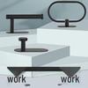 304 Stainless Steel Punch-Free Bathroom Set: Towel Rack, Tissue Holder, Robe & Hat Hook (4 Pieces)