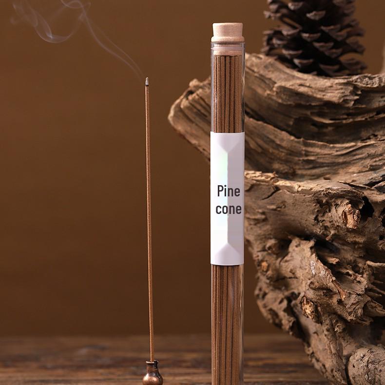 Ying Xiang Yuan Pine Cone Incense Sticks - 10g Woody Scent for Indoor Purification
