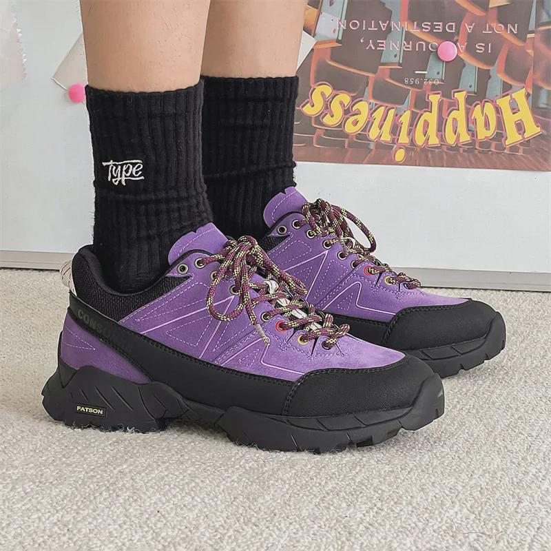 2024 Pantofi de drumeție pentru bărbați de primăvară care măresc înălțimea: Pantofi de sport pentru exterior, respirabili, anti-alunecare, pentru cupluri