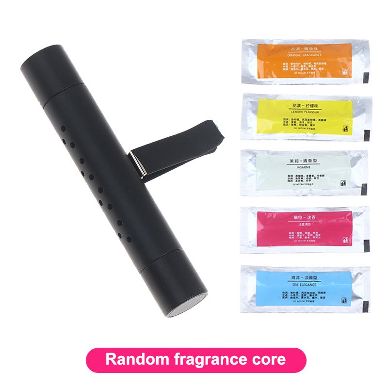 NEW 5Pcs Refill Sticks Car Fragrance Air Freshener - Aromatherapy Exhaust Vent Clip Auto Interior Accessories