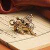 1PC Statue Figurine Kylinsculpture Wealth Brass Decor Prosperity Good Yao Chinese Pi Ornament Qilin Dragon Luck Animal Fengshui