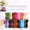 Faux Suede Cords Leather Lace Jewelry Making Accessories Craft Multicolor Woven Handmade Gadgets Bracelet Necklace