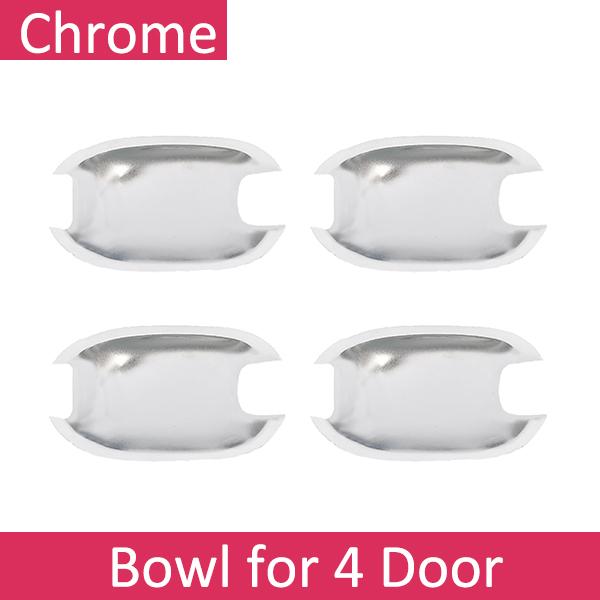 

Car Door Handle Stickers for Mazda 3 2nd Gen BL Axela 2010 2012 2013 Chrome/Carbon Fiber Door Handle Cover Car accessories Chrome Bowl 4 D