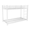 Cama Loft Base Estável Beliche com Escada Proteção contra Quedas Forte Capacidade de Carga Familiar Estrutura de Metal Móveis de Quarto Baixo
