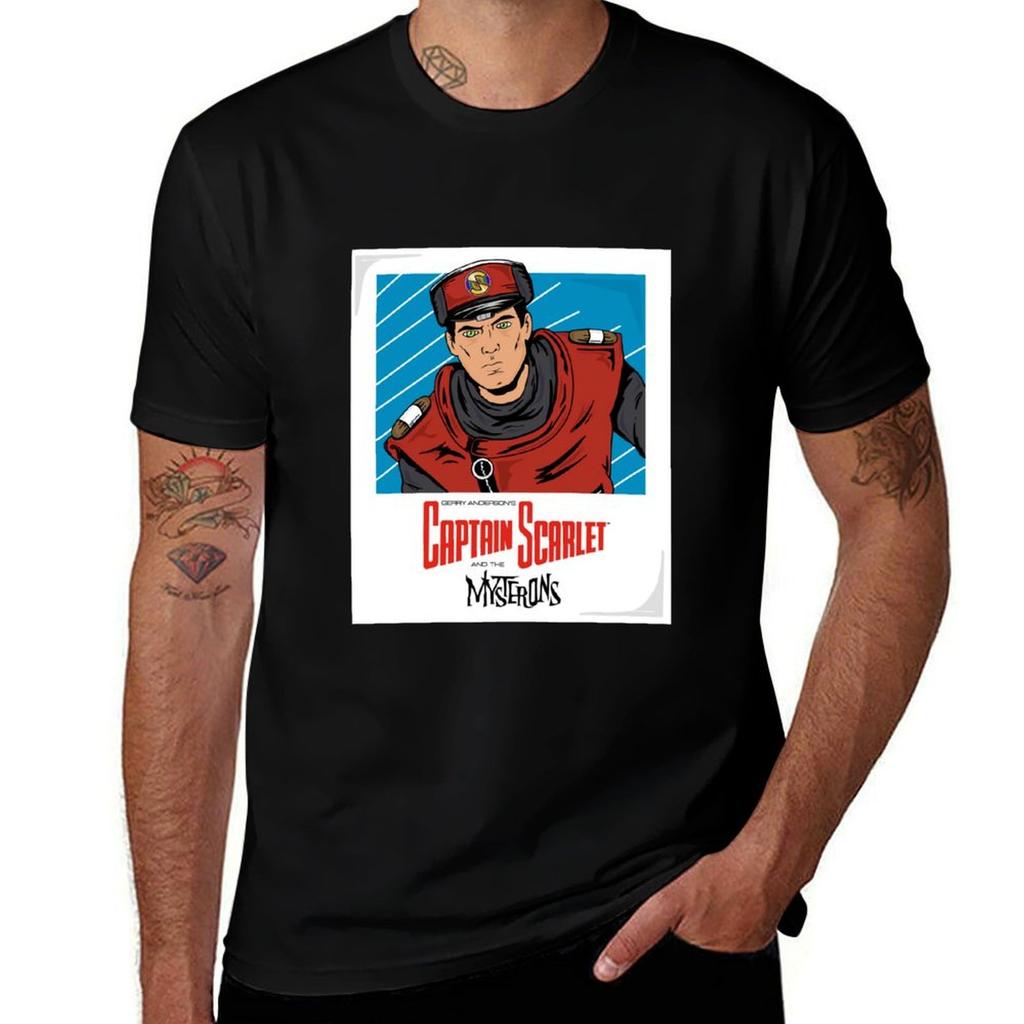 Captain Scarlet Photo Fanart Tshirt Cotton T Shirt Unisex Tshirt