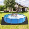 AboveGround Pool Liner Pad Square Floor Swimming Pool Padding Mat Cutable Ground Protection Cloth Mats For Swimming Pool