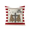 Christmas Pillow Case Polyester Red and Green Plaid Print Pillow Nordic Home Living Room Sofa Cushion