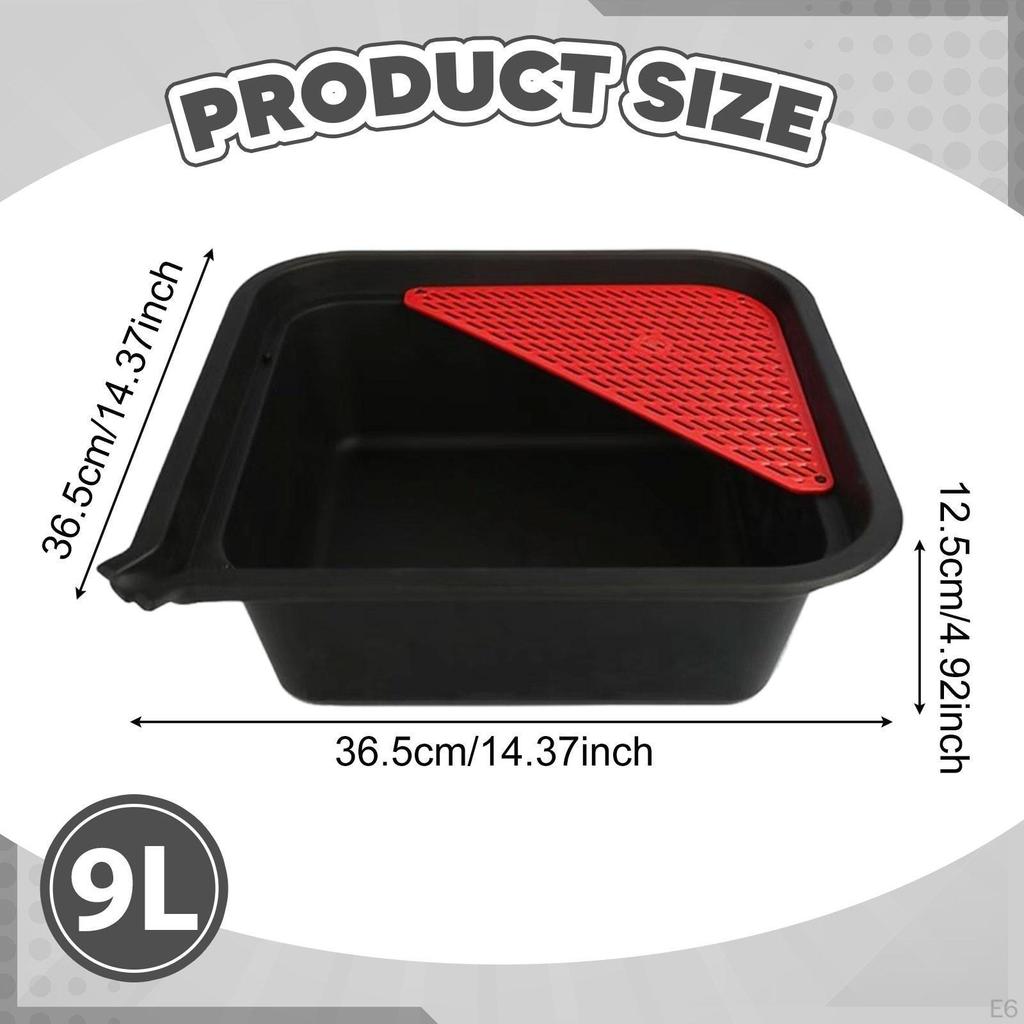 Oil Change Drain Pan Drip Catcher Container Automotive Repair Tool