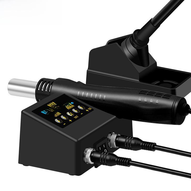 High-Power Dual Function Soldering & Desoldering Station with Hot Air Gun for Mobile Repair & Welding