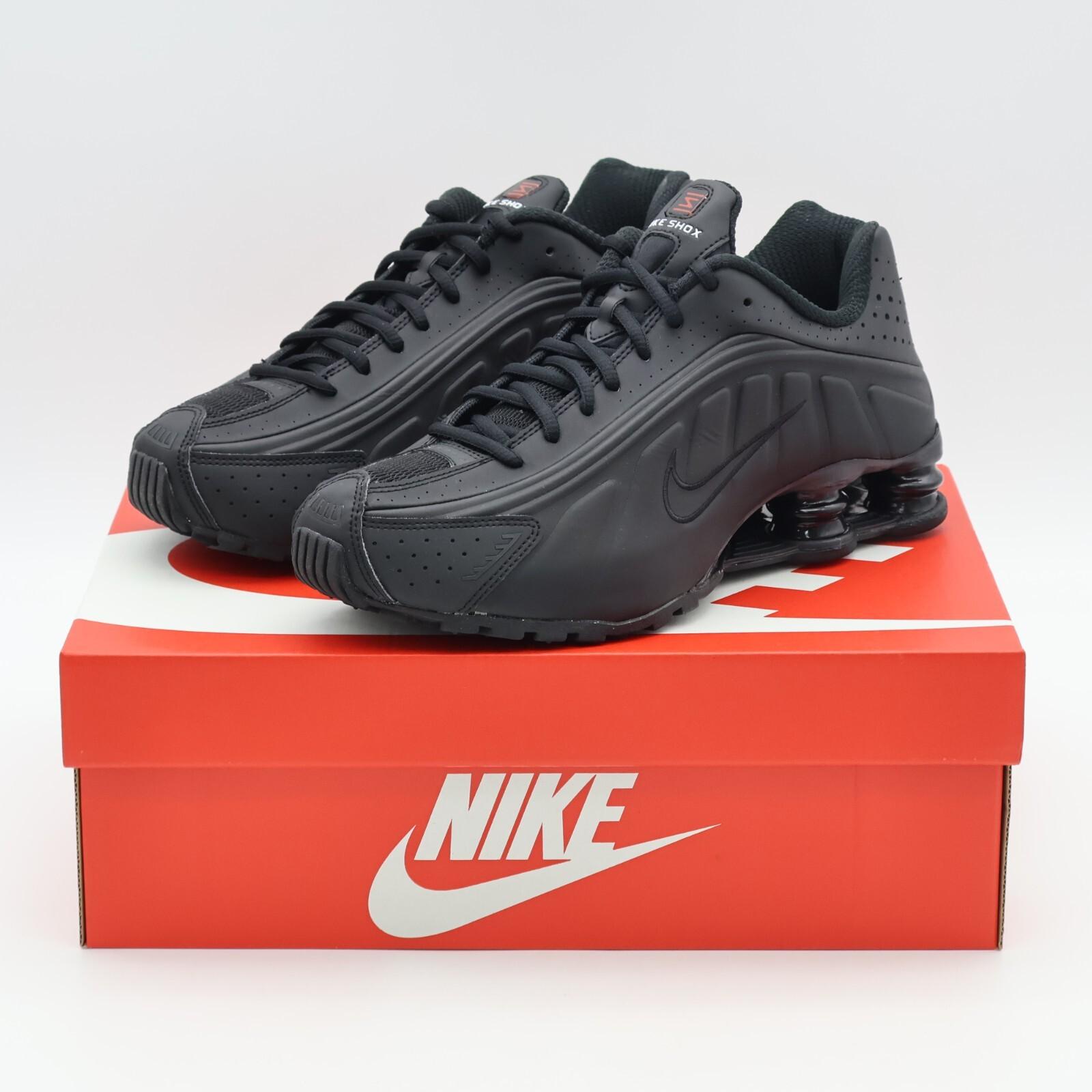 AR3565-004 Nike Shox R4 Black Max Orange (Women s) 6W