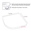 4PCS Washing Machine Anti-slip Shock Absorption Pad Silent Cotton EVA Foam Mat for Household Appliance Furniture