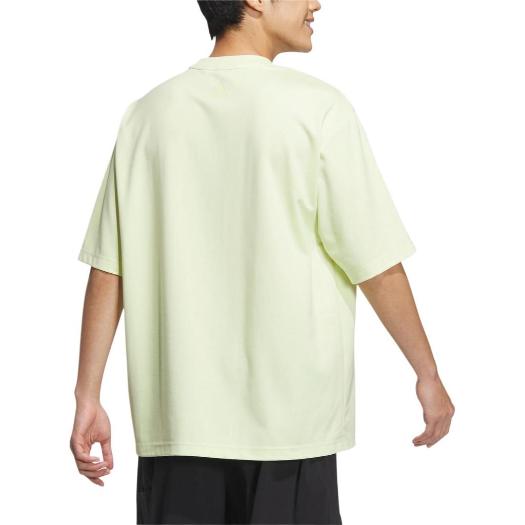 adidas VB Tee1 Sportlich Lässig Kurzarm T-Shirt Herren Oberteile Hellgelb JN9447