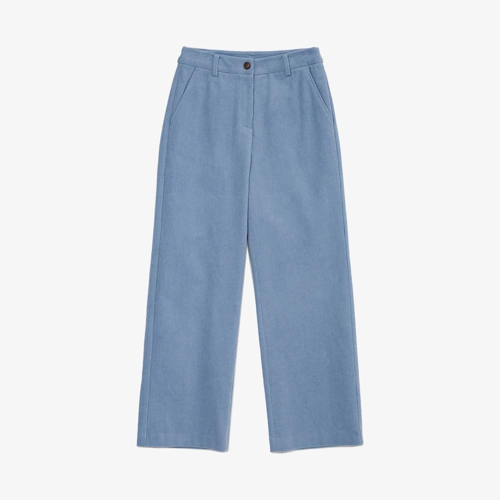 Lacoste Women's Semi-Wide Casual Corduroy Pants HF625E-55NHBP