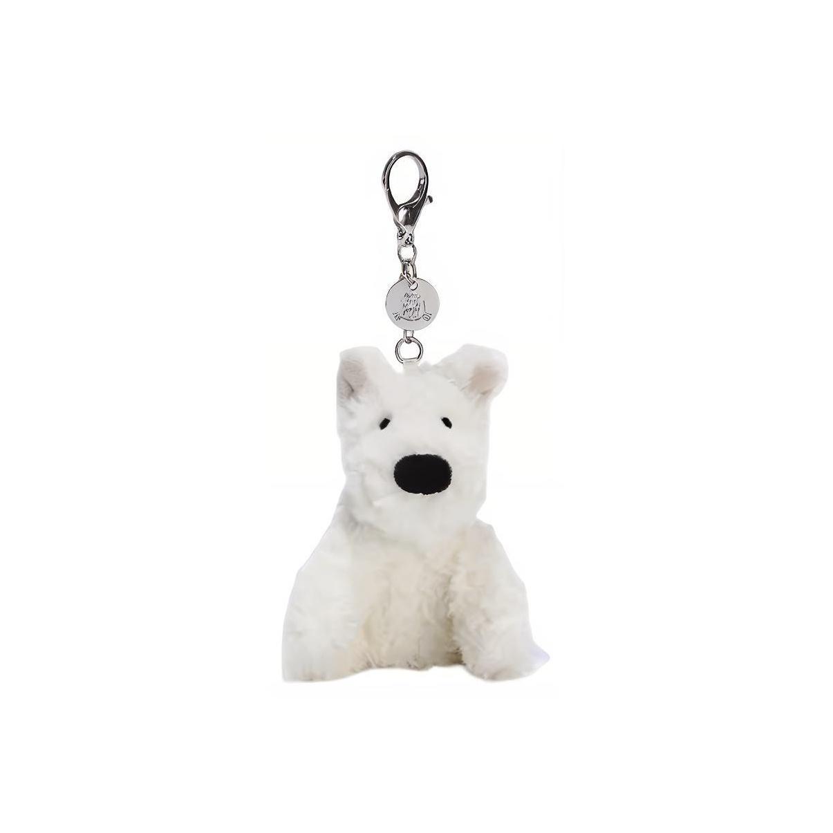 

JELLYCAT Dog Series Monroe Scottish Terrier West Highland Bag Ornament Companion and Comfort Doll Plush Pendant 11cm High Box Not Included