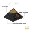Original Schwarzer Turmalin Pyramide - Zertifizierte Natürliche Schwarze Kristallpyramide für Ruhe, Positivität, Schutz vor dem Bösen Blick, Reduzierung von Angst